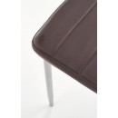 Стул HALMAR K70 темно-коричневый/хром